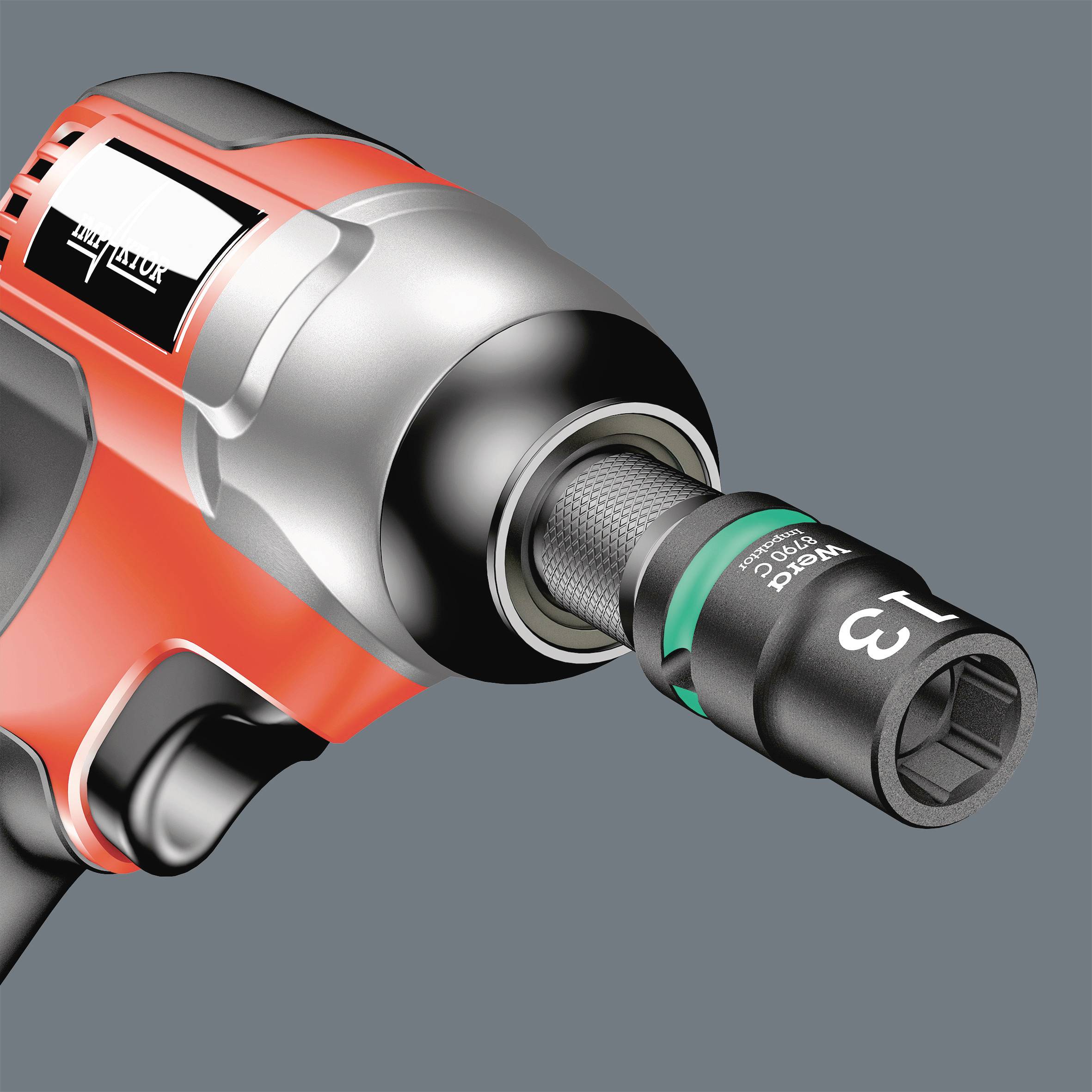 Wera C Impaktor Steckschlüsselsatz zöllig 1/2" 9teilig 05005490001