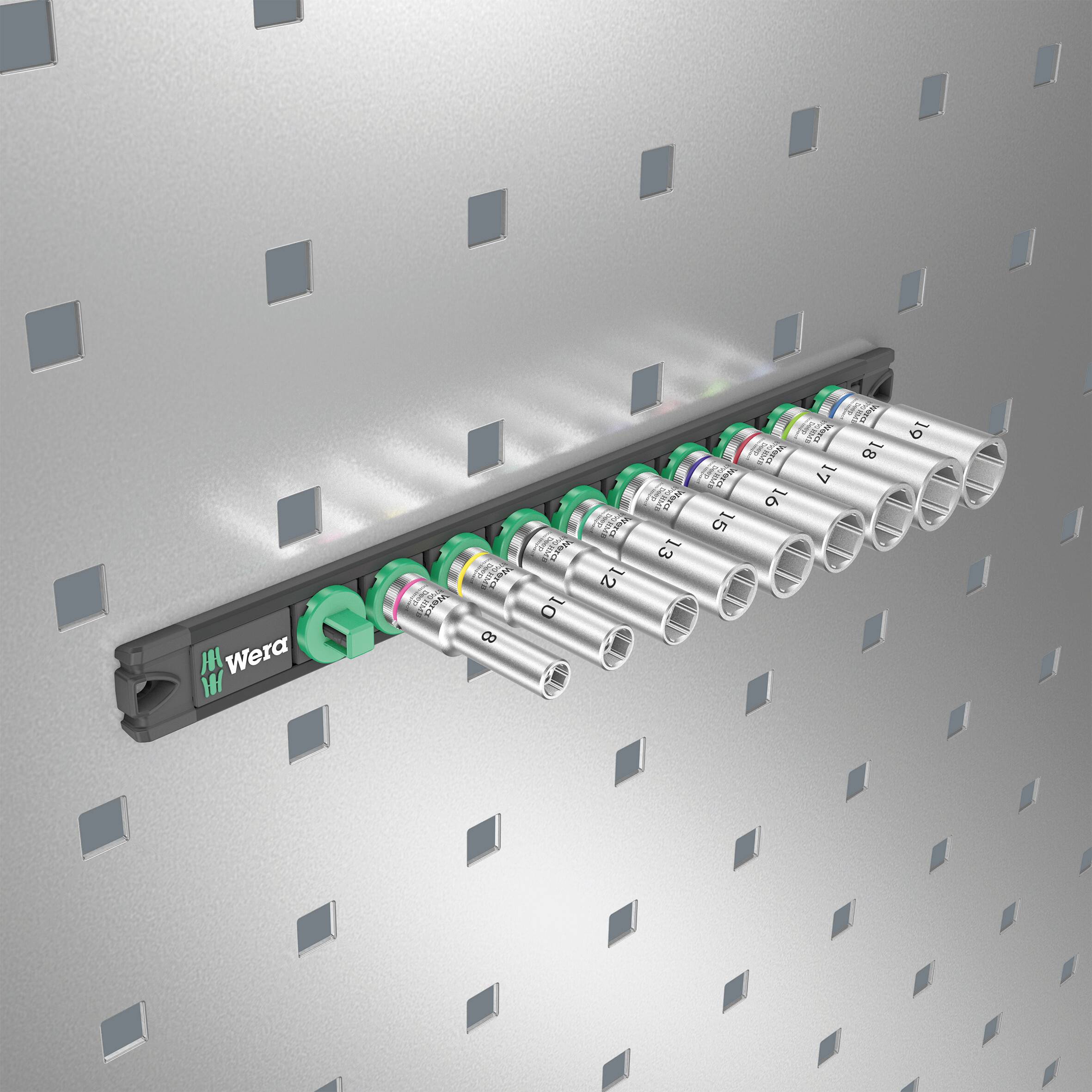 Wera B Deep Steckschlüsselsatz zöllig 3/8" 9teilig 05005440001
