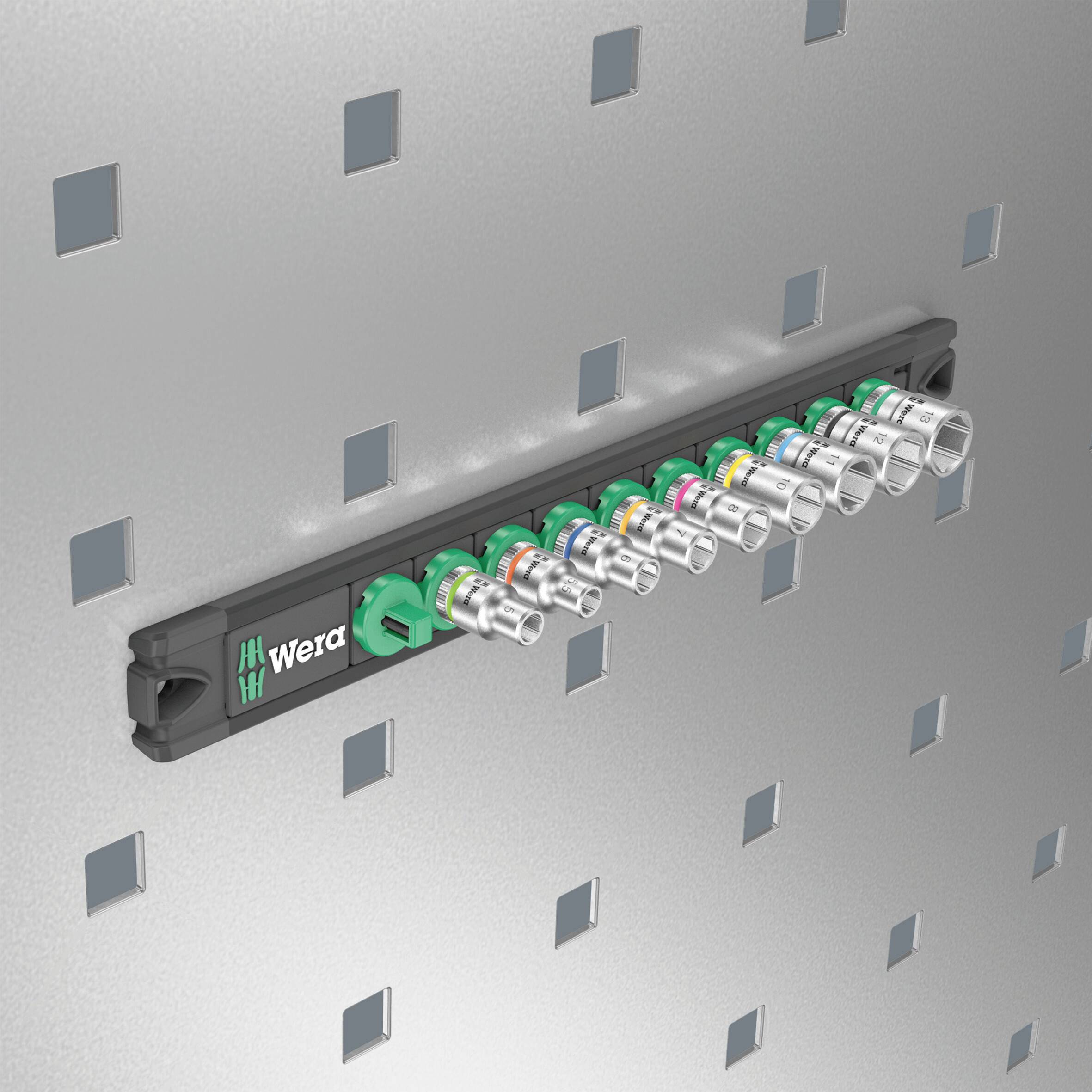 Wera A 4 Zyklop Steckschlüsselsatz zöllig 1/4" 9teilig 05005400001