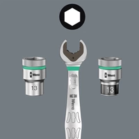 Wera A Imperial Steckschlüsselsatz zöllig 1/4" 9teilig 05005420001 Wera A Imperial Steckschlüsselsatz zöllig 1/4" 9teilig 05005420001