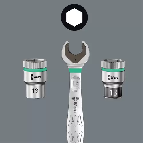 Wera A Imperial Steckschlüsselsatz zöllig 1/4" 9teilig 05005420001 Wera A Imperial Steckschlüsselsatz zöllig 1/4" 9teilig 05005420001