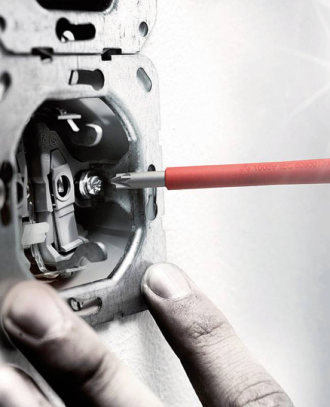 Wera KK 65 iS PZ/S Elektriker, Elektronik- u. Feinmechanik, VDE, Werkstatt Plus/Minus Wechselklinge