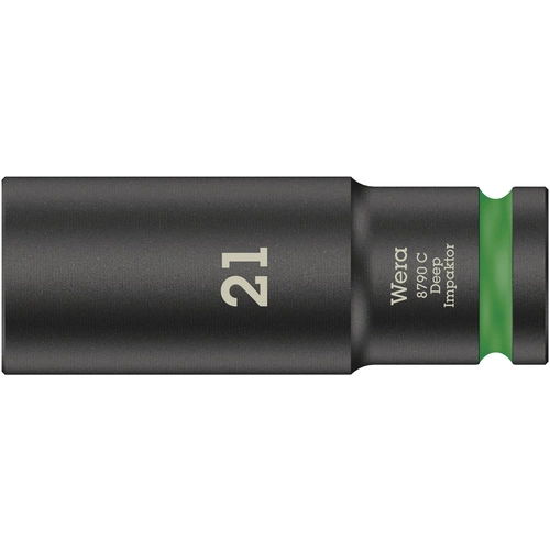 Wera 8790 C Impaktor Deep 05004837001 Innen-Sechskant Steckschlüsseleinsatz 21mm 1/2" (12.5 mm) Wera 8790 C Impaktor Deep 05004837001 Innen-Sechskant Steckschlüsseleinsatz 21mm 1/2" (12.5 mm)