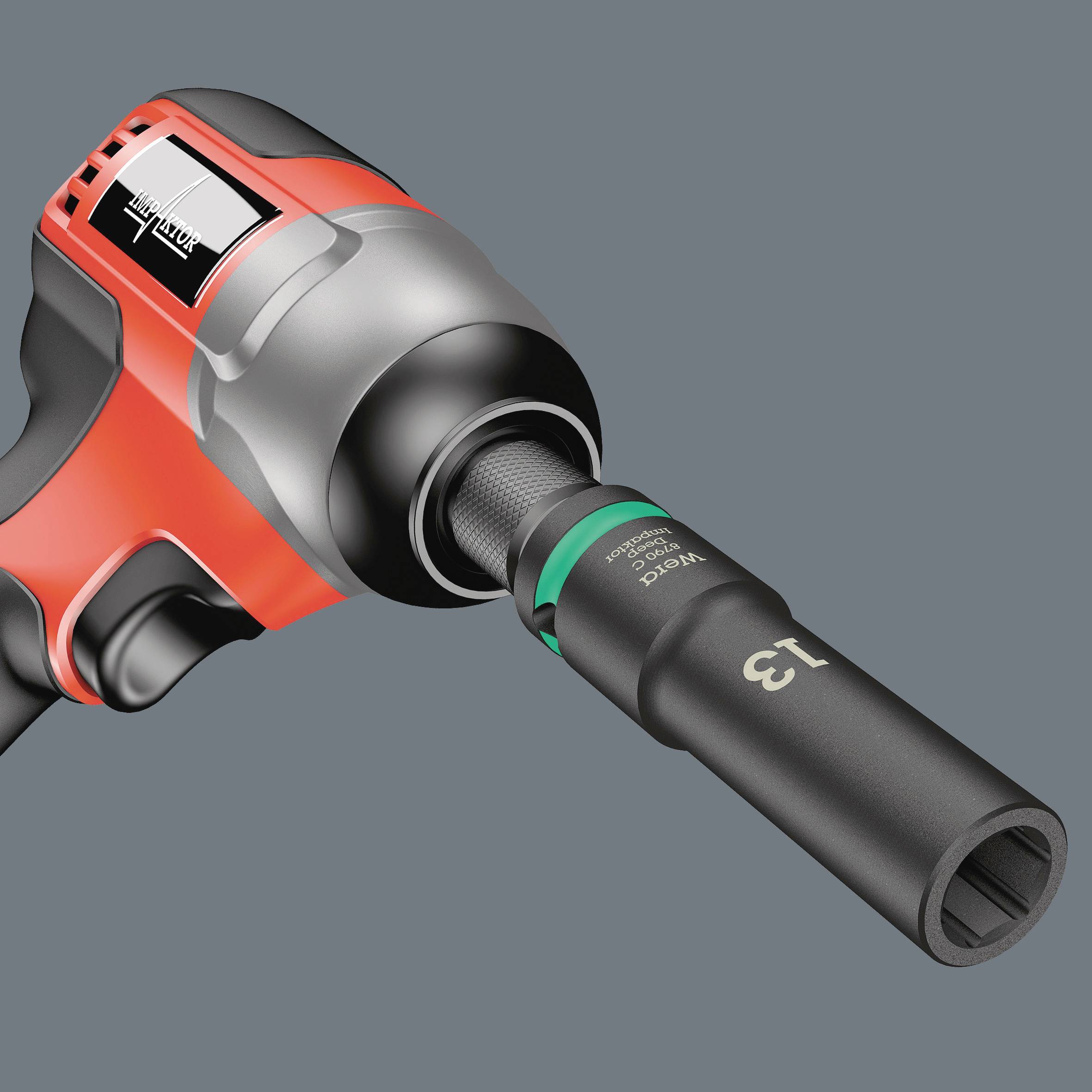 Wera 8790 C Impaktor Deep 05004836001 Innen-Sechskant Steckschlüsseleinsatz 19mm 1/2" (12.5 mm)