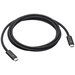 Apple Thunderbolt 4 Pro Anschlusskabel Thunderbolt™ (USB-C®) Stecker 1.80 m Schwarz MN713ZM/A Thun