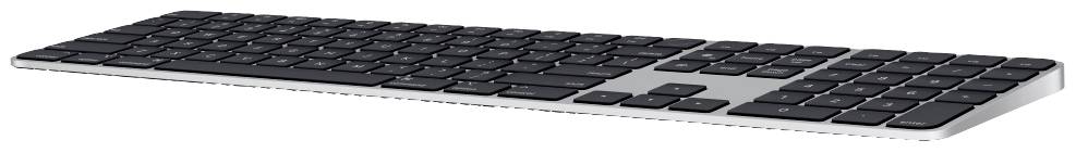 Apple Magic Keyboard Touch ID Num Key Bluetooth® Tastatur Schwarz Deutsch, QWERTZ, Mac