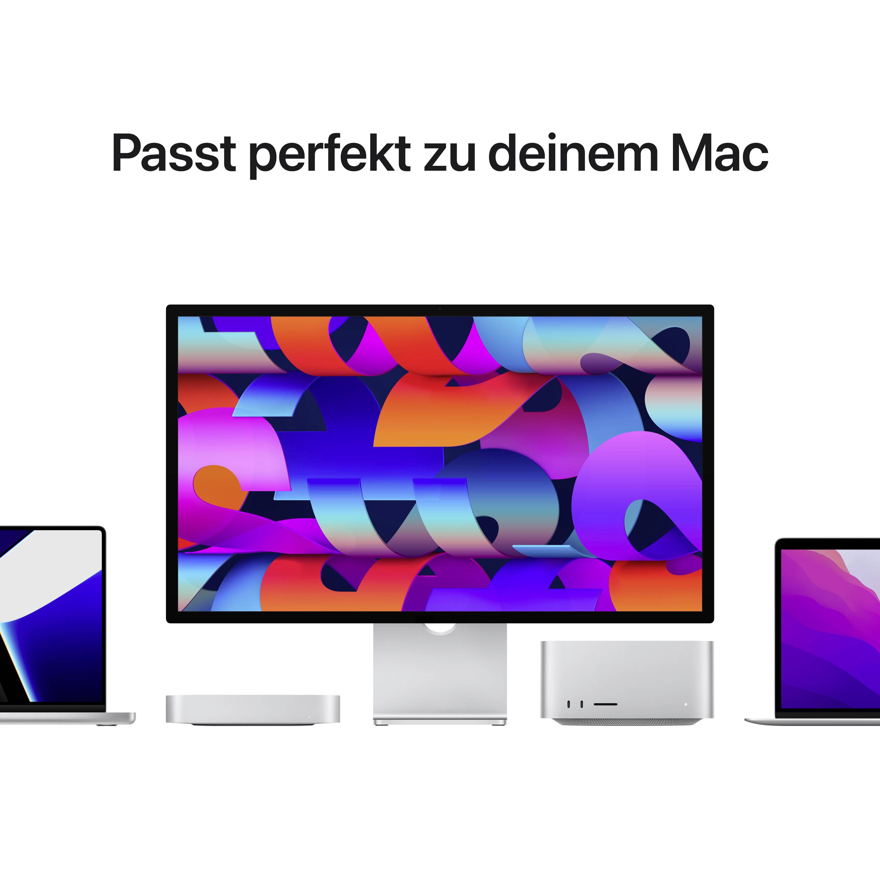 Apple Studio Display 68.6 cm (27 Zoll) EEK E (A - G) Retina 5K Standard Glas, Neigbar, Höhenverstellbar, Integrierte Webcam, Integriertes Mikrofon