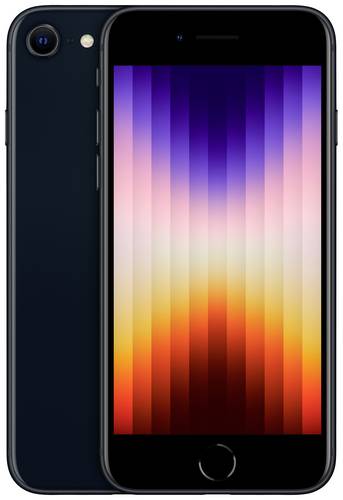 iPhone SE (3. Generation) (generalüberholt) (akzeptabel) 64 GB 4.7 Zoll (11.9 cm) iOS 15 12 Megapixel Mitternacht