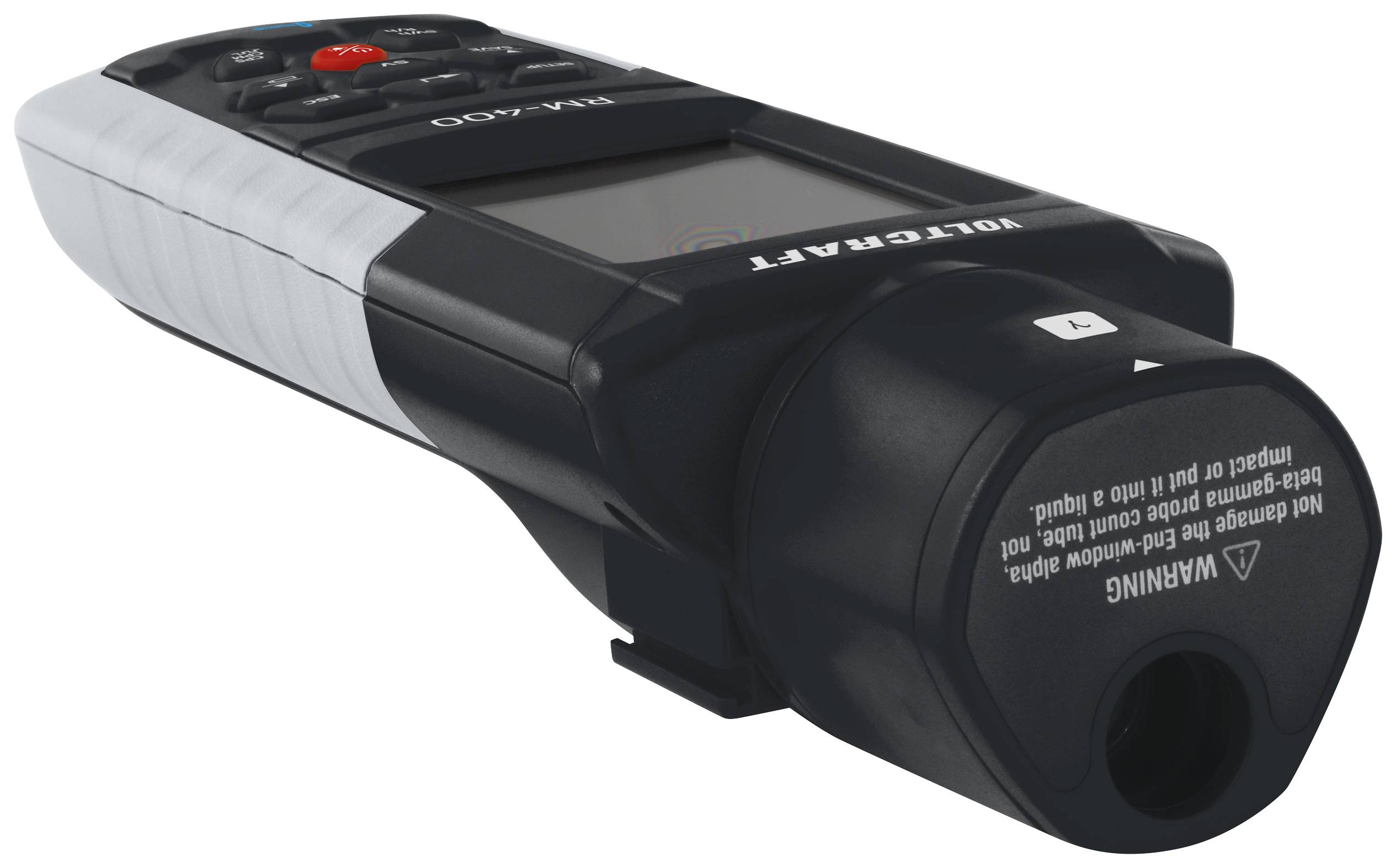 VOLTCRAFT RM-400 Geigerzähler Strahlung: Alpha, Beta, Gamma, Röntgen akustischer Warnton, inkl. Auswertungssoftware, Datenlogger