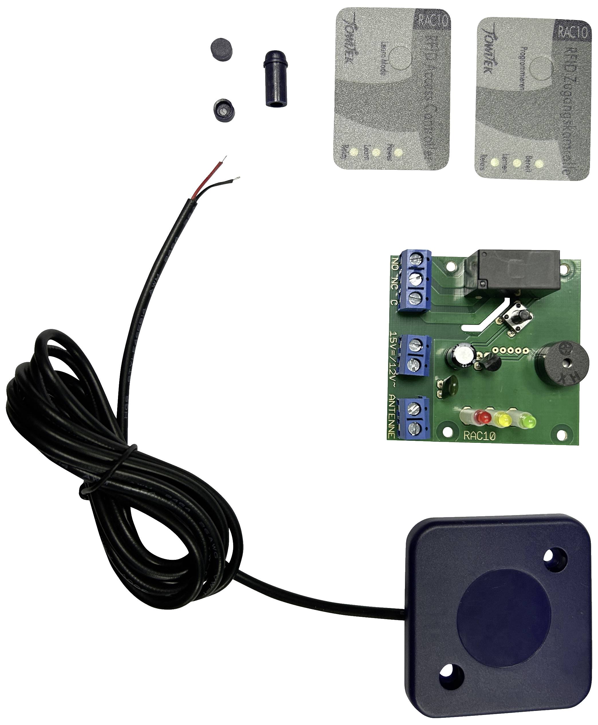 TowiTek RFID-Zugangskontrolle 12 V/DC, 9 V/AC, 12 V/AC