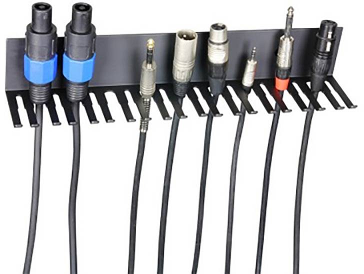 Adam Hall SCS19 Kabelhalterung Schwarz