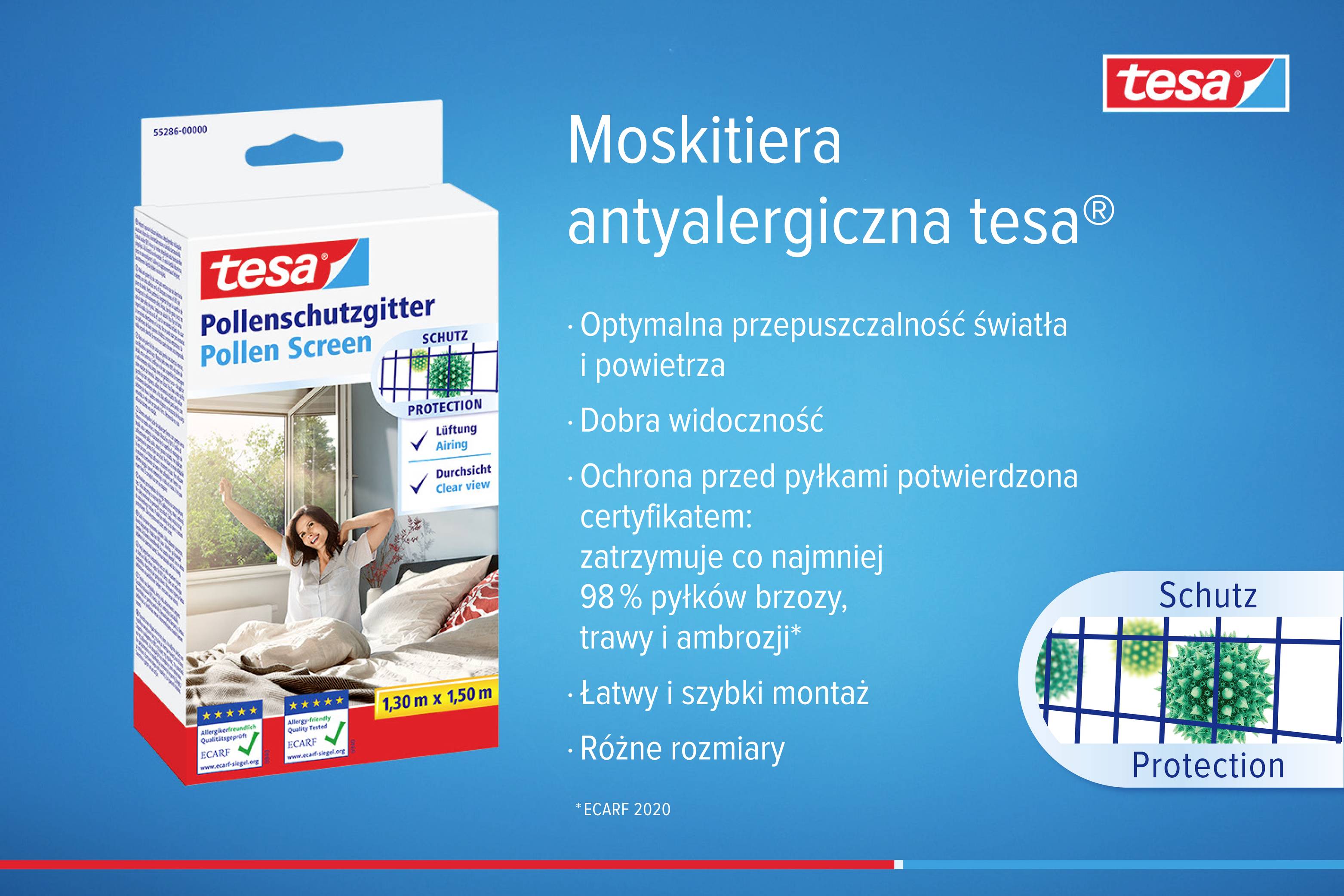 Tesa 55297-00000-00 Pollenschutzgitter (B x H) 1200mm x 2400mm Anthrazit 1St.