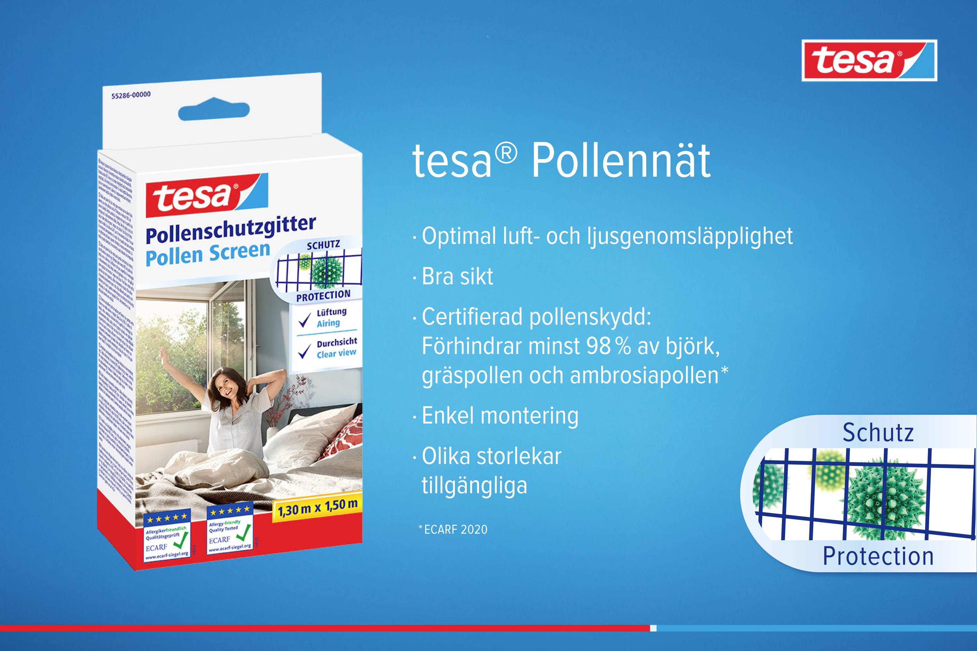 Tesa 55297-00000-00 Pollenschutzgitter (B x H) 1200mm x 2400mm Anthrazit 1St.