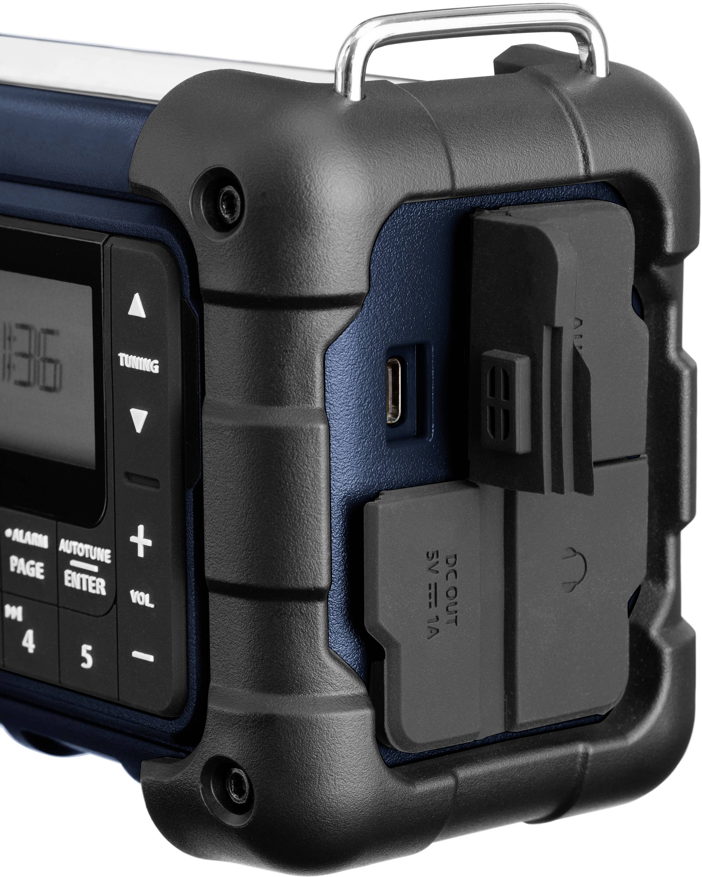 Sangean MMR-99 Outdoorradio DAB+, DAB, UKW Notfallradio, Bluetooth® Solarpanel, spritzwassergeschützt, staubdicht, Taschenlampe