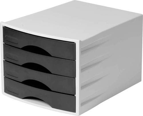 Durable 776201 Schubladenbox Weiß Anzahl der Schubfächer: 4