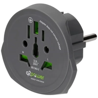 Q2 Power q2-1.100100-TH Reiseadapter Q2 Power q2-1.100100-TH Reiseadapter