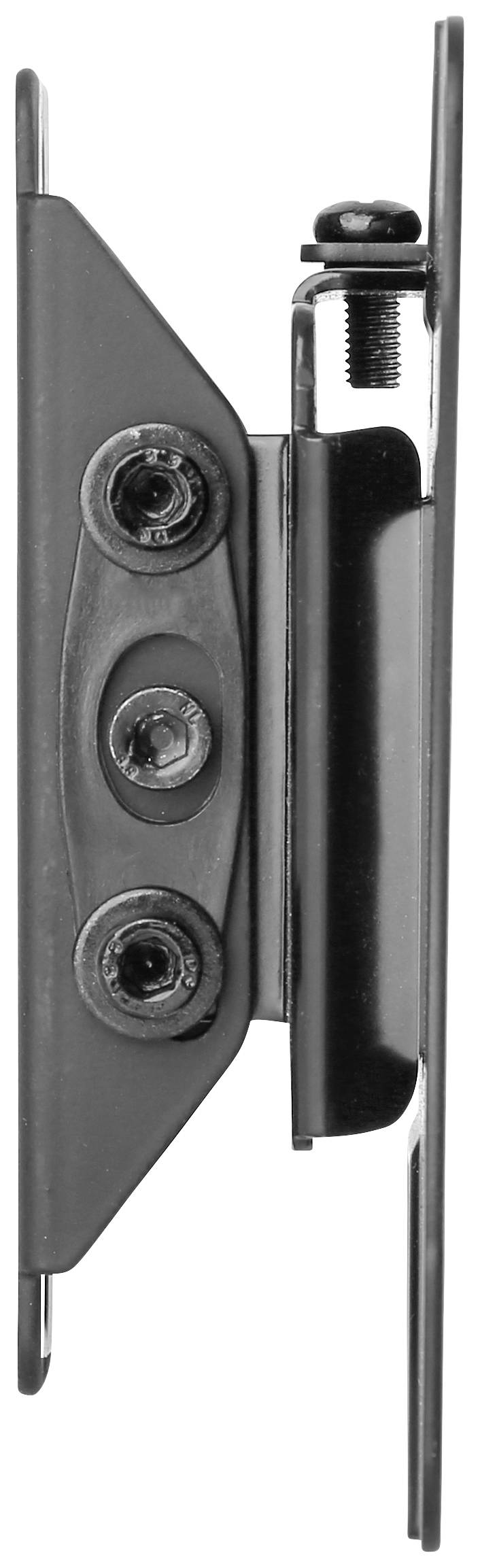 SpeaKa Professional SP-TVM-102 1fach Monitorhalterung 33cm (13") - 68,6cm (27") Schwarz Neigbar