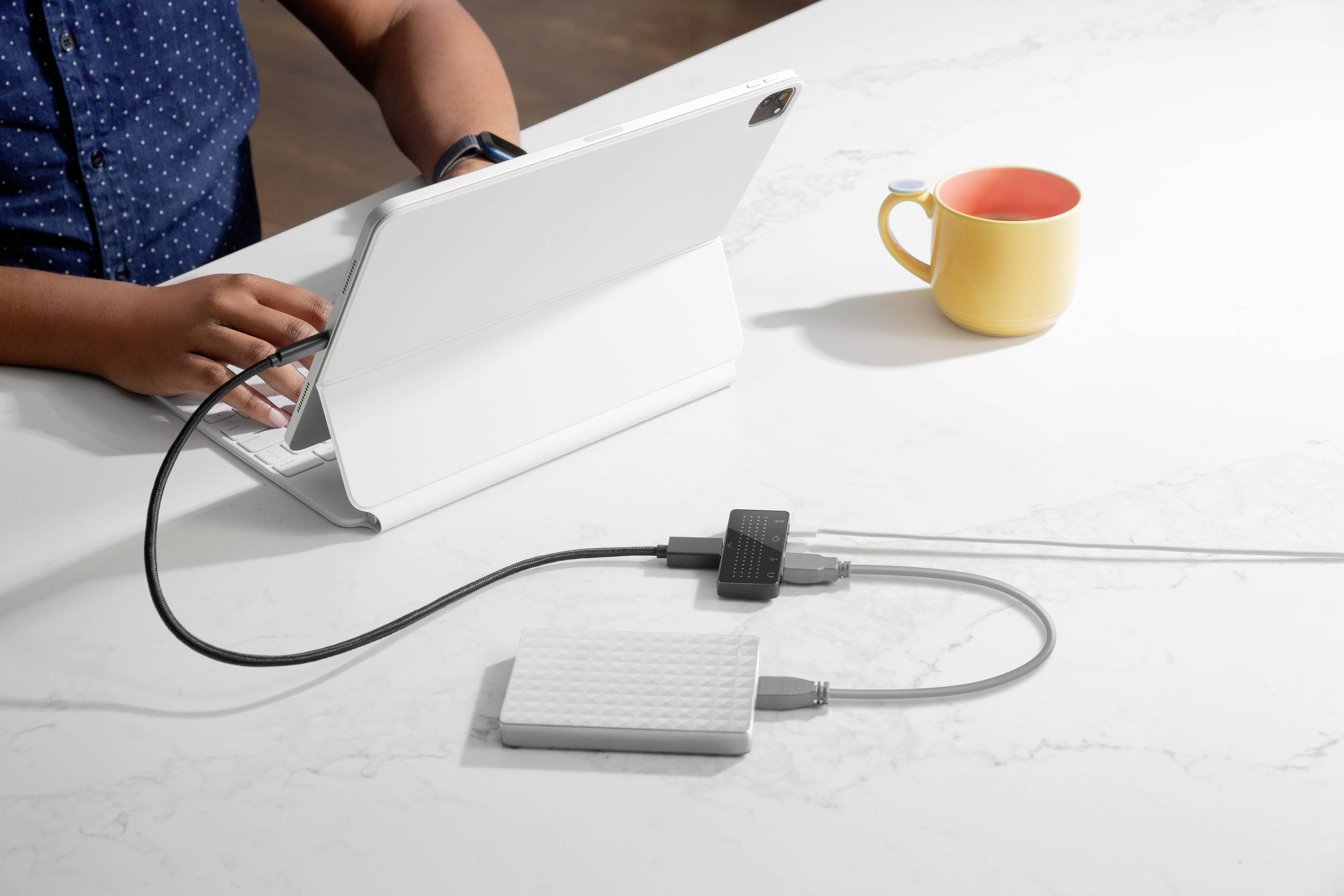 Twelve South USB-C® Dockingstation StayGo Mini Compact USB-C Hub Passend für Marke Dockingstations: Apple
