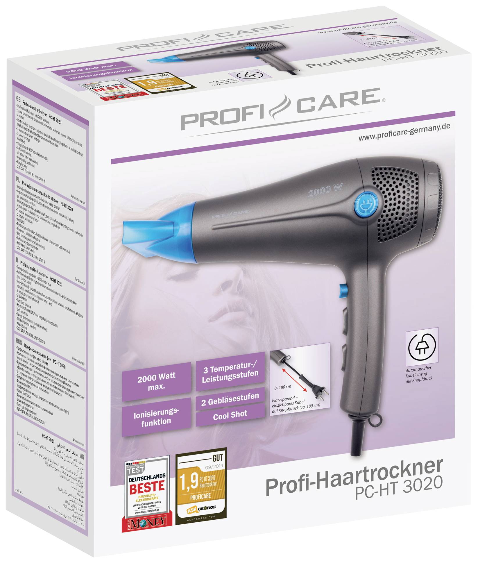 Profi-Care PC-HT 3020 Haartrockner