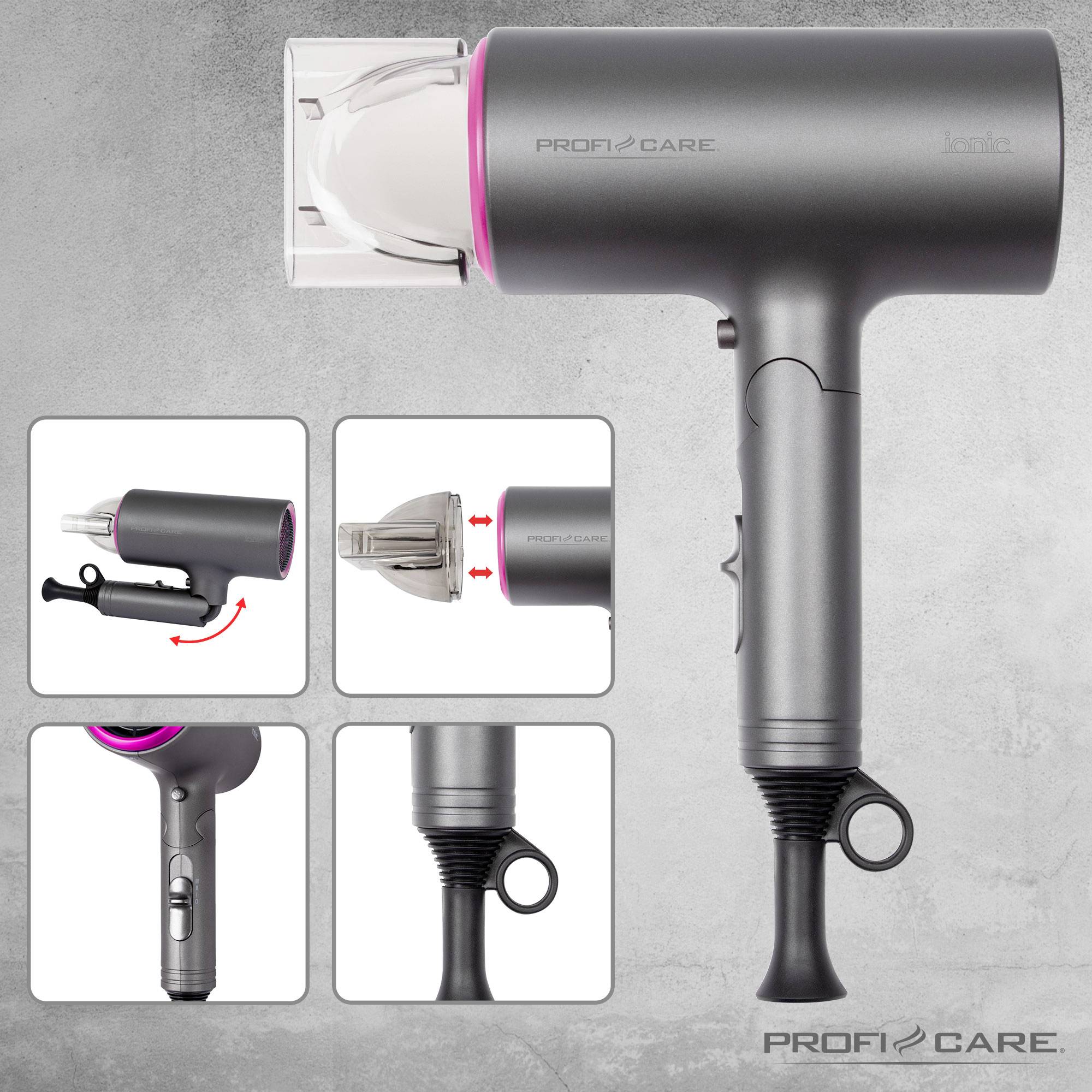 Profi-Care PC-HT 3073 Haartrockner Pink