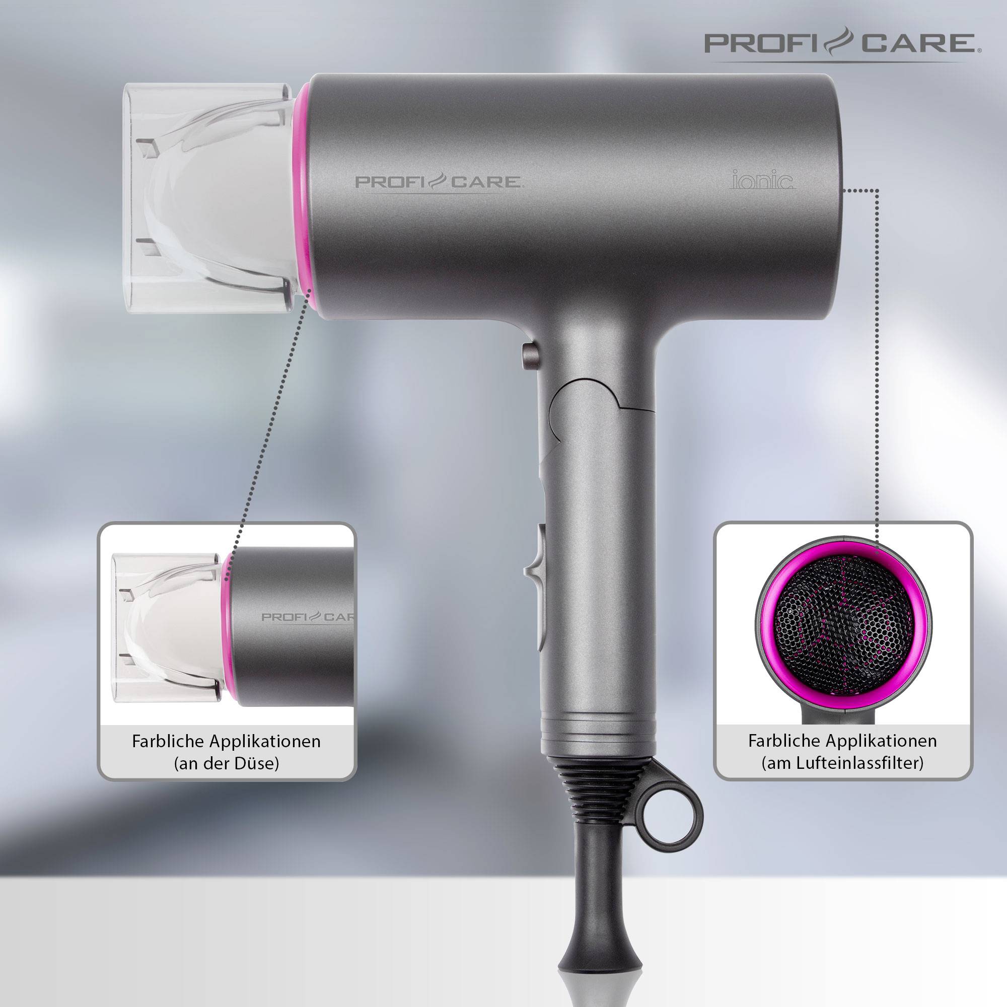 Profi-Care PC-HT 3073 Haartrockner Pink