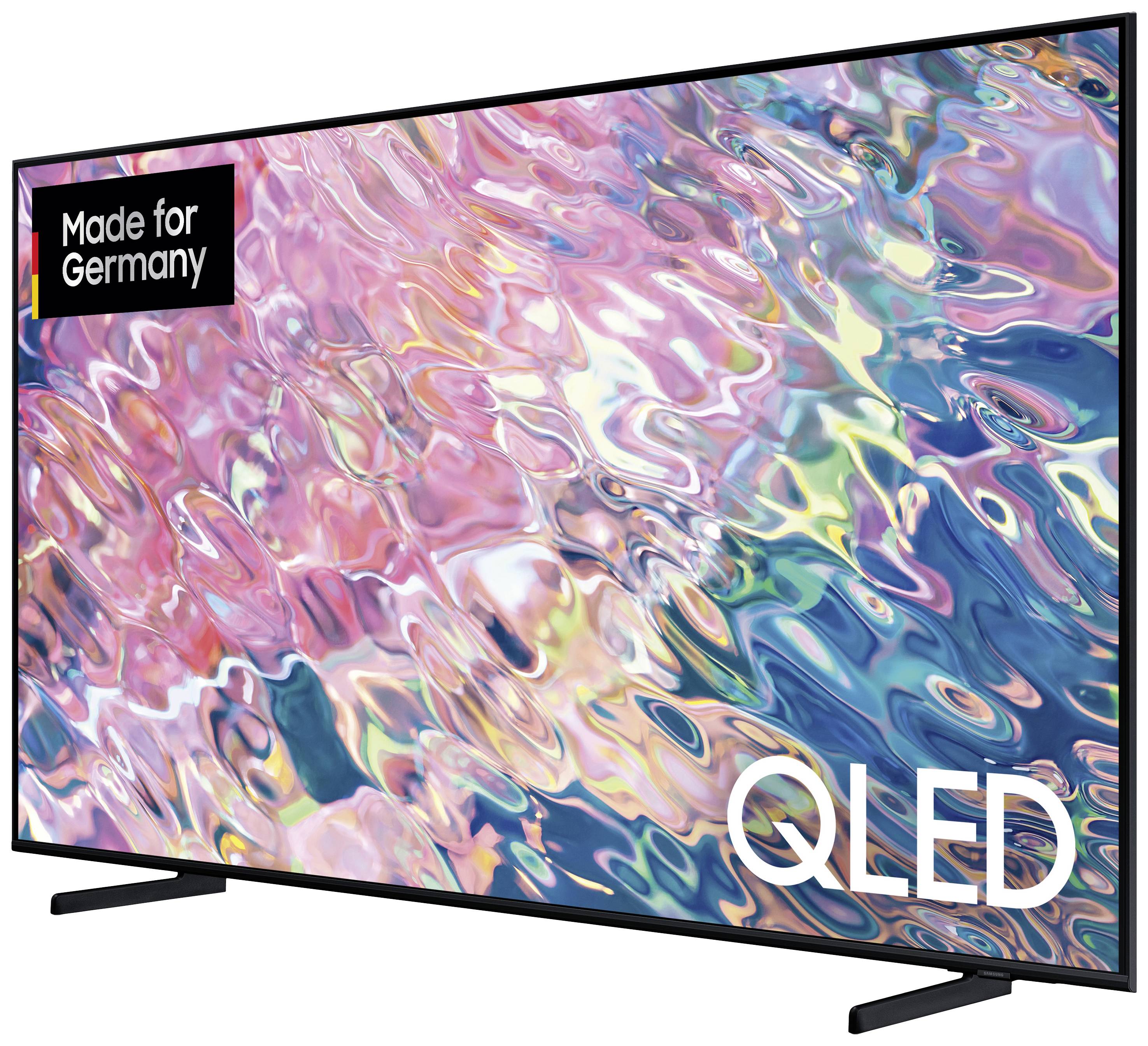 Samsung GQ50Q60B QLED-TV 125 cm 50 Zoll EEK F (A - G) DVB-T2, DVB-C, DVB-S, UHD, Smart TV, WLAN, PVR ready, CI+ Schwarz