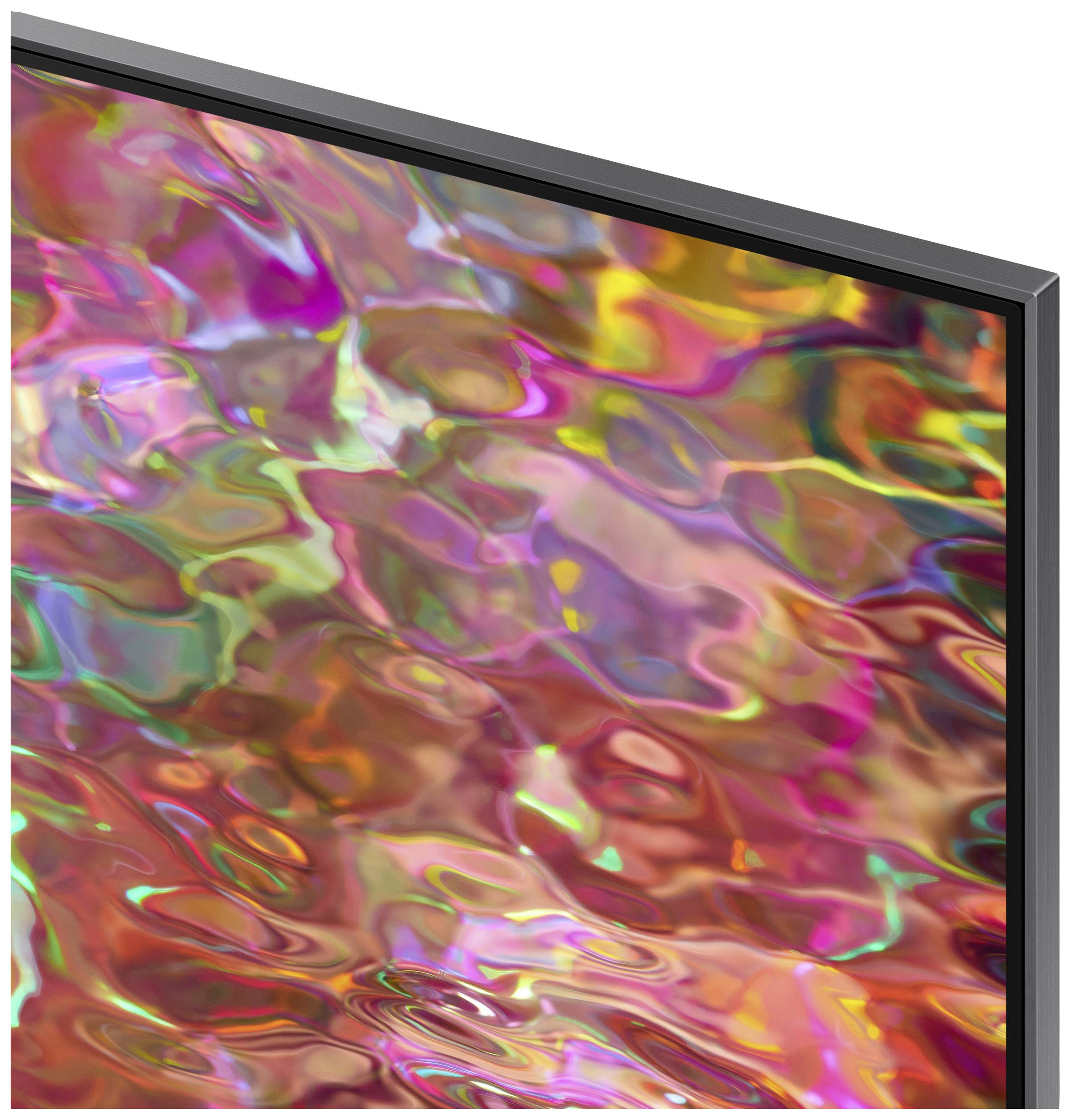 Samsung GQ50Q80B QLED-TV 125 cm 50 Zoll EEK G (A - G) DVB-T2, DVB-C, DVB-S2, UHD, Smart TV, WLAN, PVR ready, CI+ Silber