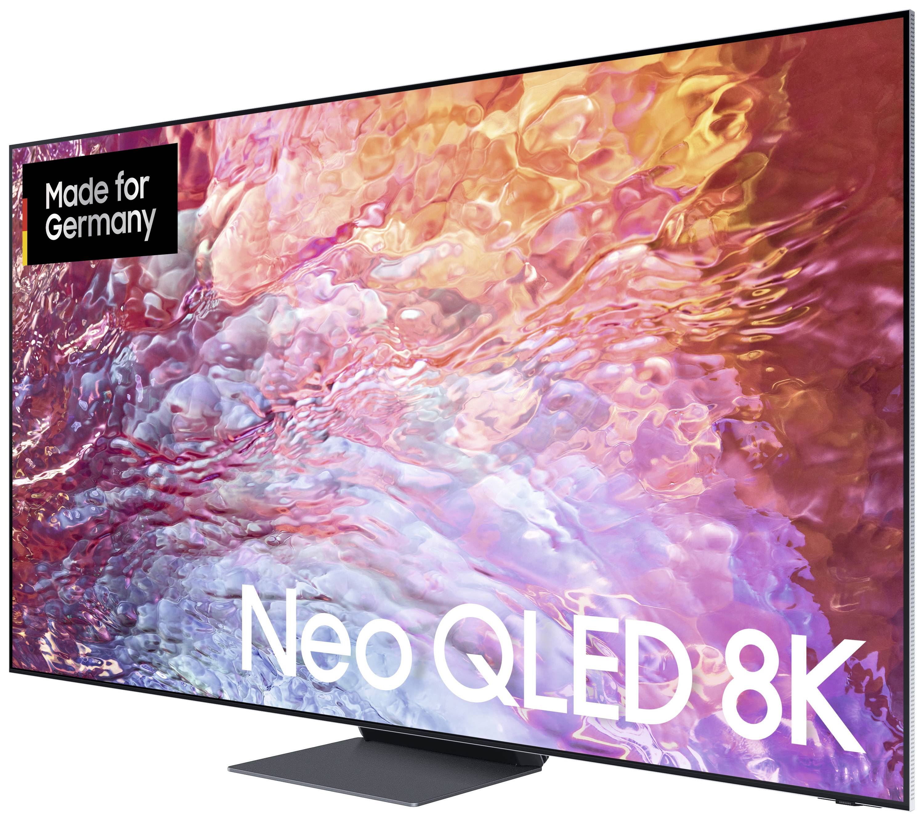 Samsung GQ75QN700B QLED-TV 189cm 75 Zoll EEK G (A - G) DVB-T2, DVB-C, DVB-S2, 8K, Smart TV, WLAN, PVR ready, CI+ Silber