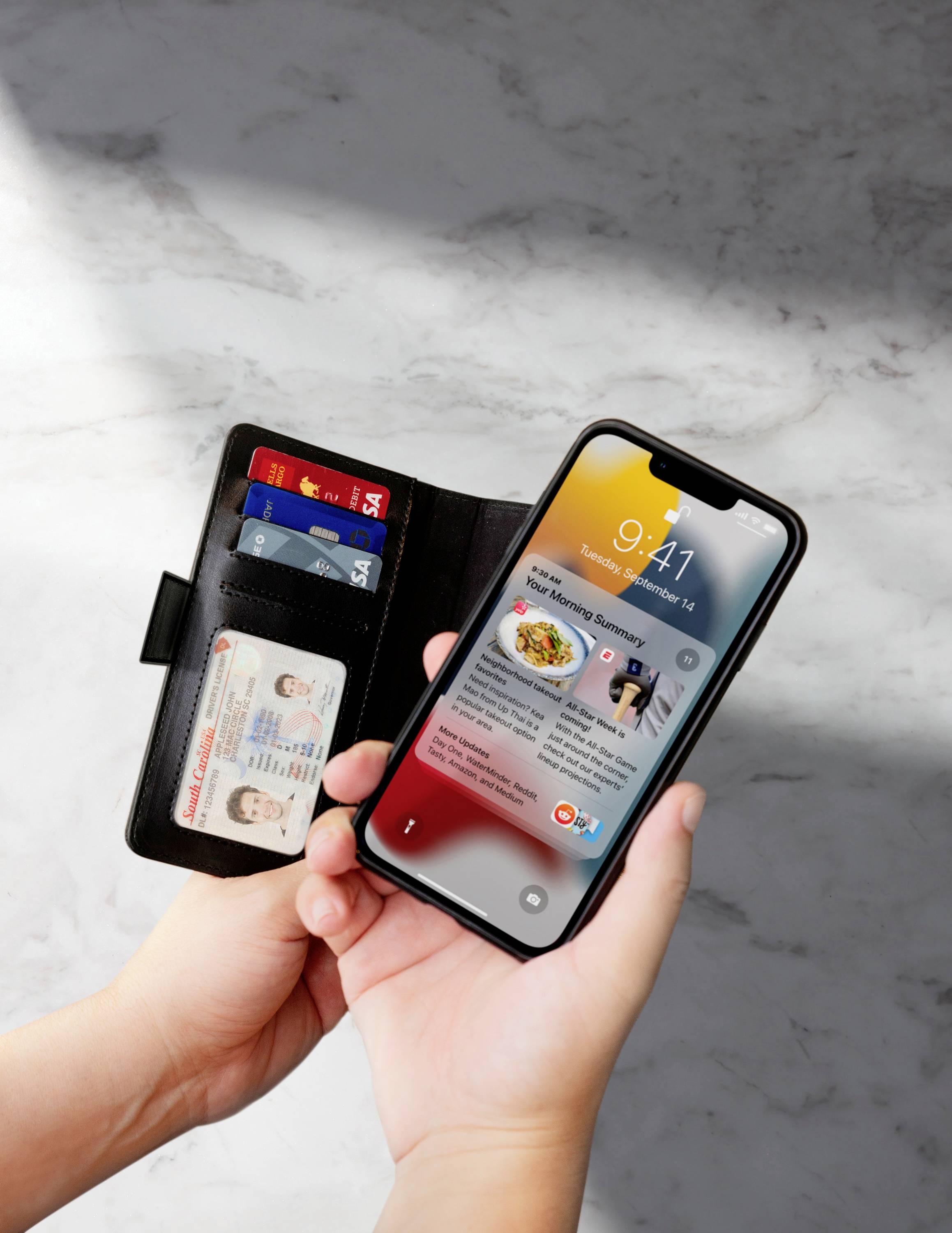 Twelve South BookBook Booklet Apple iPhone 13 Pro Schwarz