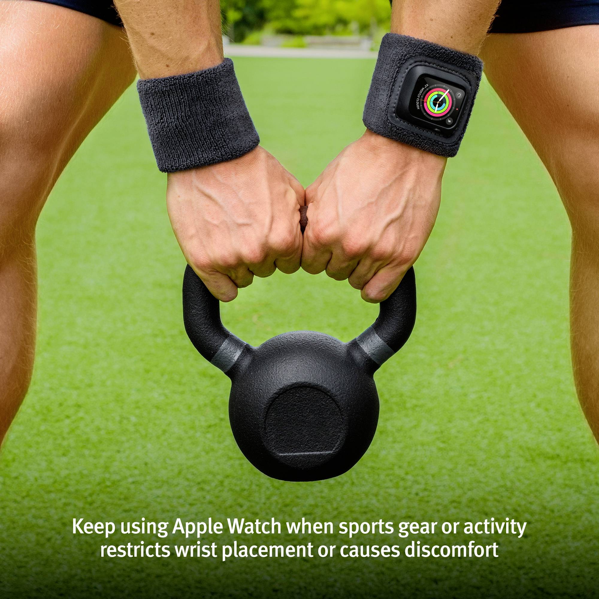 Twelve South ActionBand Sportarmband 45 mm Schwarz Watch Series 7