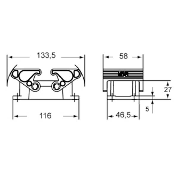 ILME TCHI16 TCHI 16 Anbaugehäuse 1St.