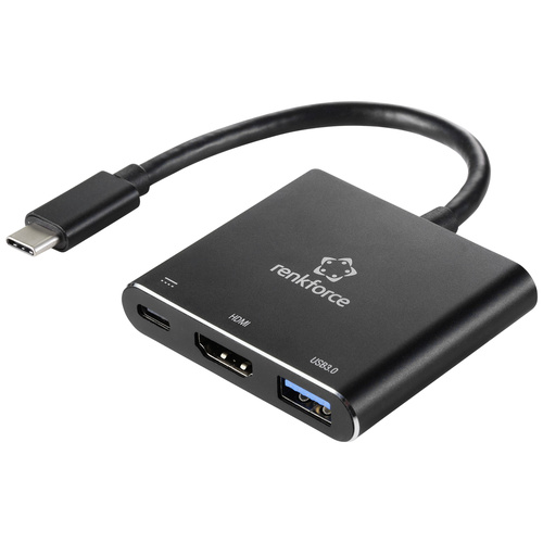 Renkforce RF-5133676 USB-C® / HDMI Adapter [1x USB-C® Stecker - 1x HDMI-Buchse, USB-C® Buchse