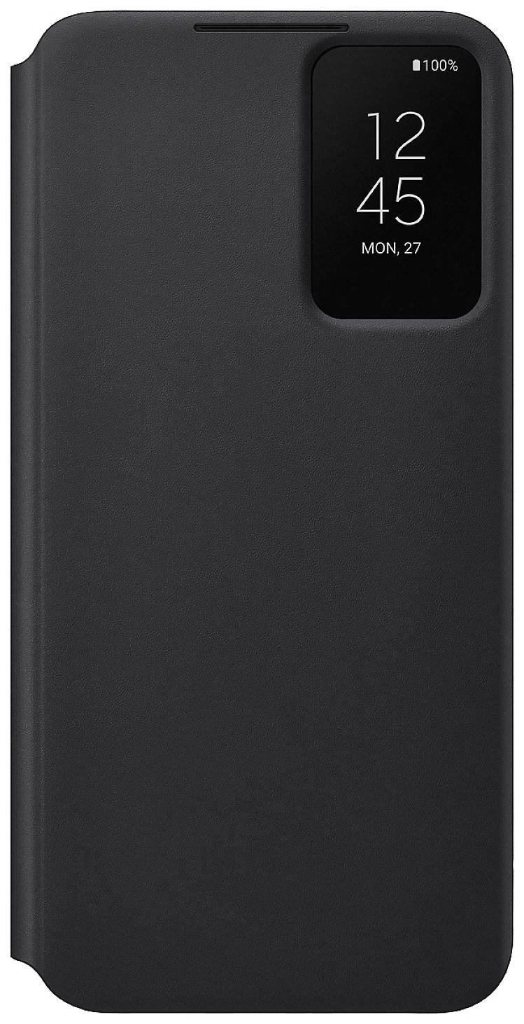 Samsung Clear View Cover Case Galaxy S22+ Schwarz
