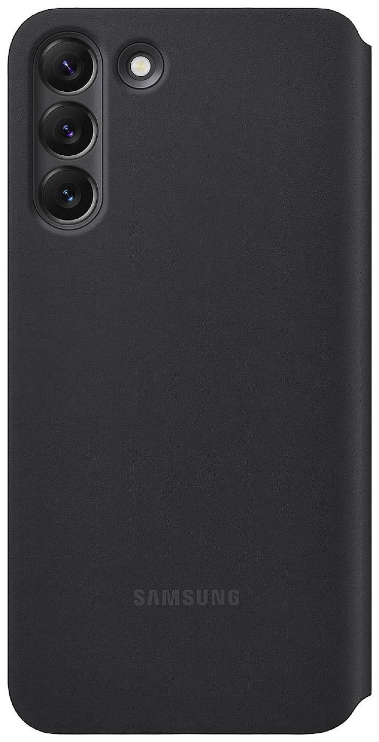 Samsung Clear View Cover Case Galaxy S22+ Schwarz