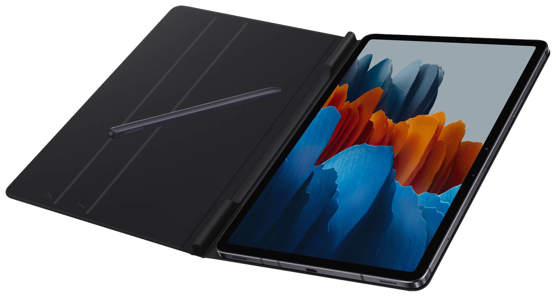 Samsung Book Cover EF-BT630 Tablet-Cover Samsung Galaxy Tab S7, Galaxy Tab S8 Book Cover Schwarz