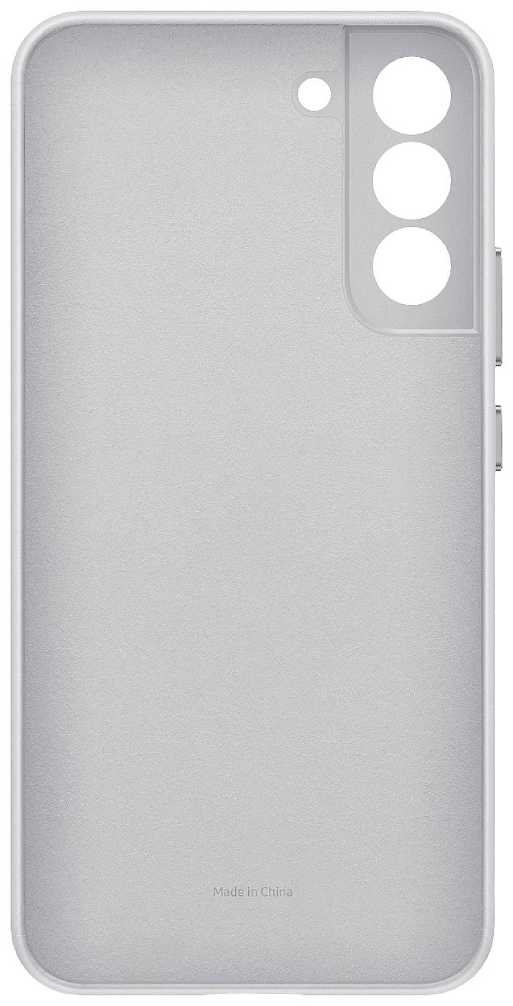 Samsung Leather Cover Backcover Samsung Galaxy S22+ Hellgrau Stoßfest EF-VS906LJEGWW