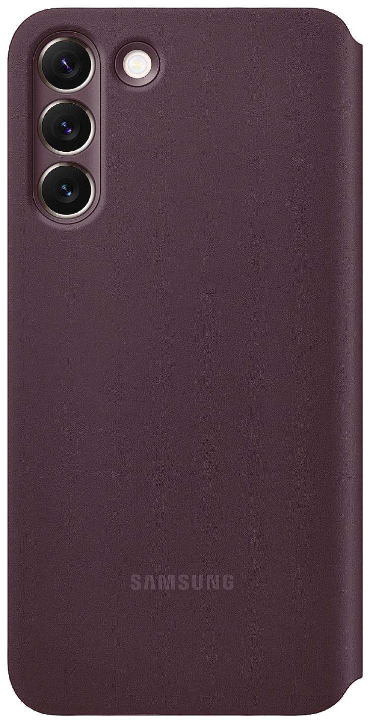 Samsung Clear View Cover Case Samsung Galaxy S22+ Burgund Stoßfest