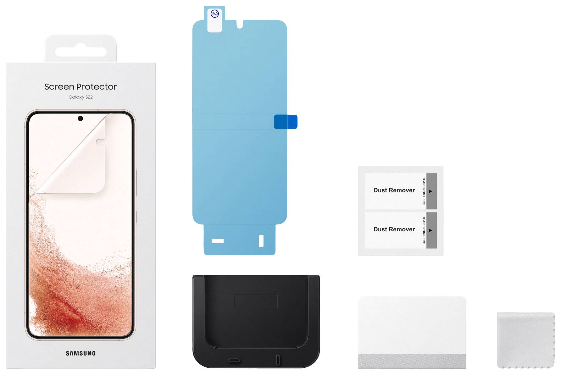 Samsung EF-US901CTEGWW Displayschutzfolie Passend für Handy-Modell: Galaxy S22 1St.