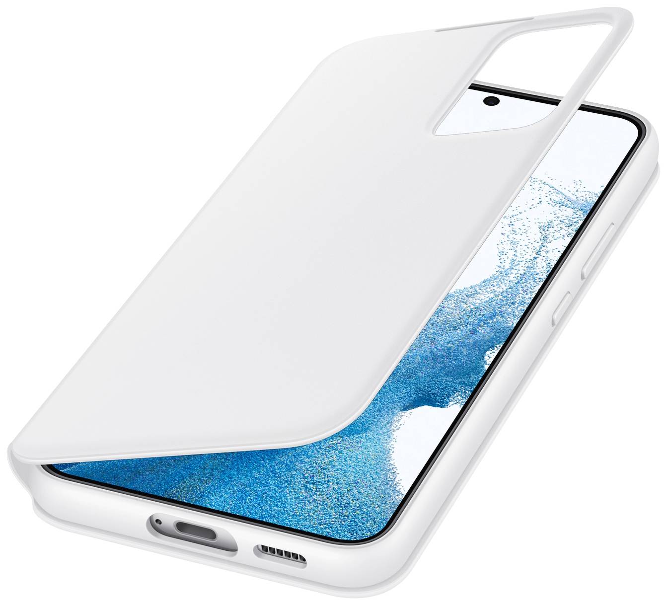 Samsung Clear View Cover Case Galaxy S22+ Weiß