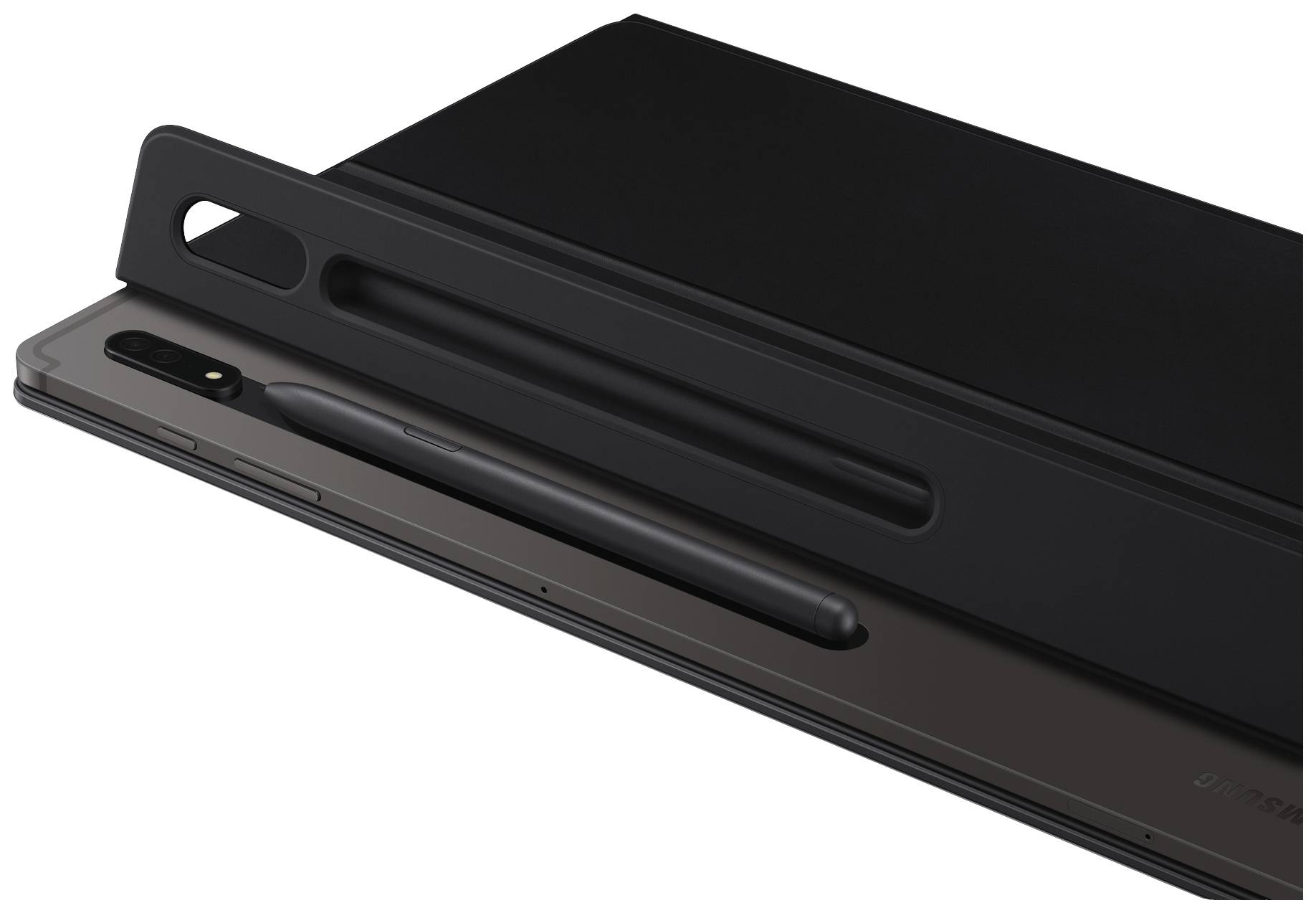 Samsung Book Cover Keyboard EF-DX900 Tablet-Cover Samsung Galaxy Tab S8 Ultra Book Cover Schwarz