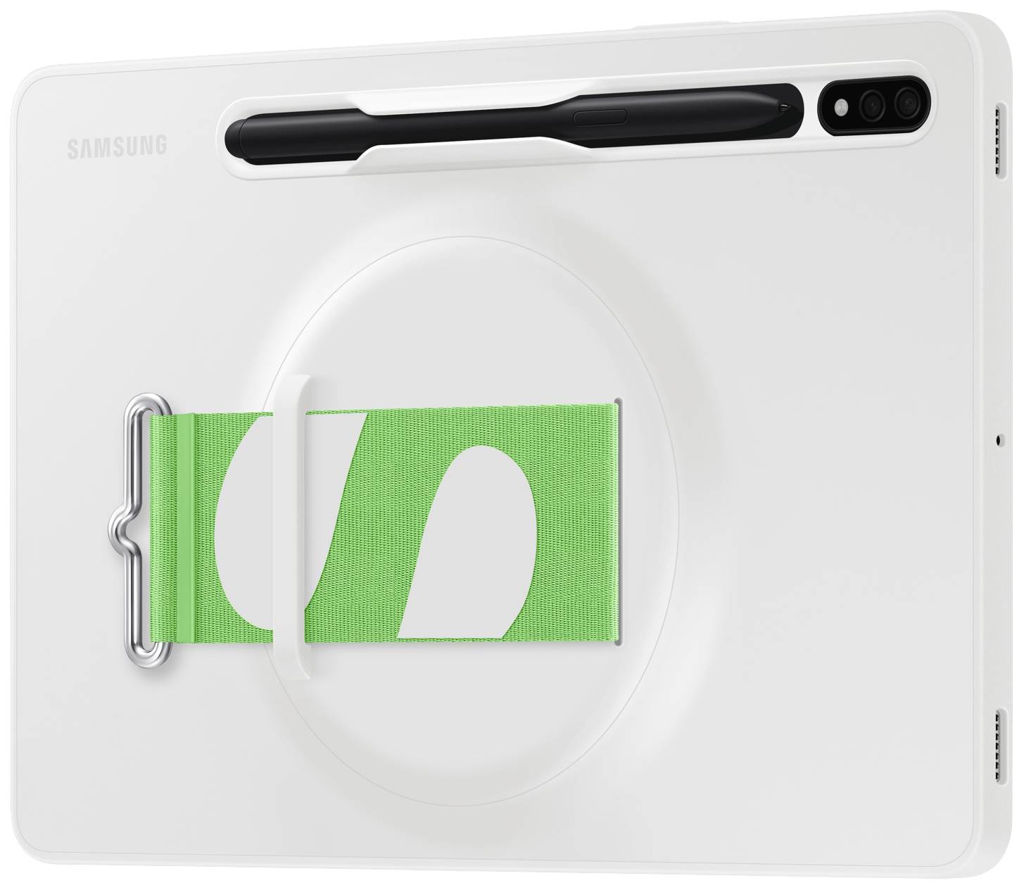 Samsung Strap Cover Tablet-Cover Samsung Galaxy Tab S8 Back Cover Weiß