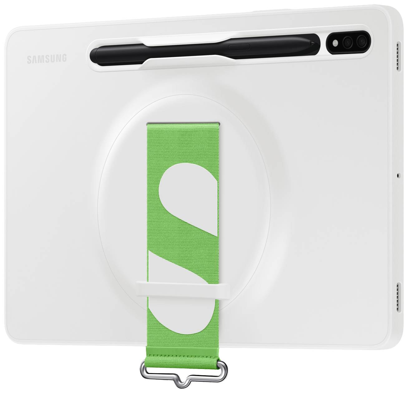 Samsung Strap Cover Tablet-Cover Samsung Galaxy Tab S8 Back Cover Weiß