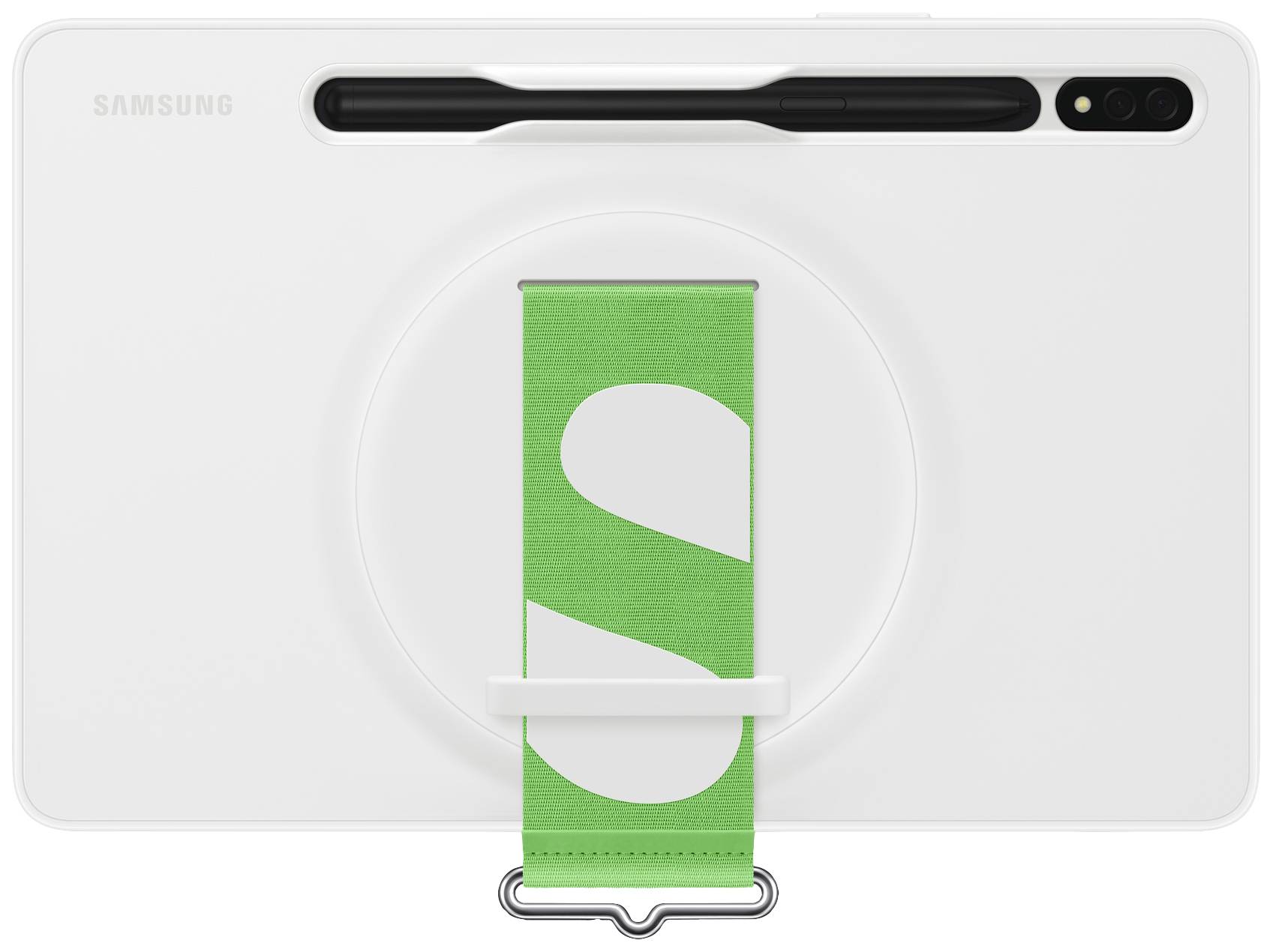 Samsung Strap Cover Tablet-Cover Samsung Galaxy Tab S8 Back Cover Weiß