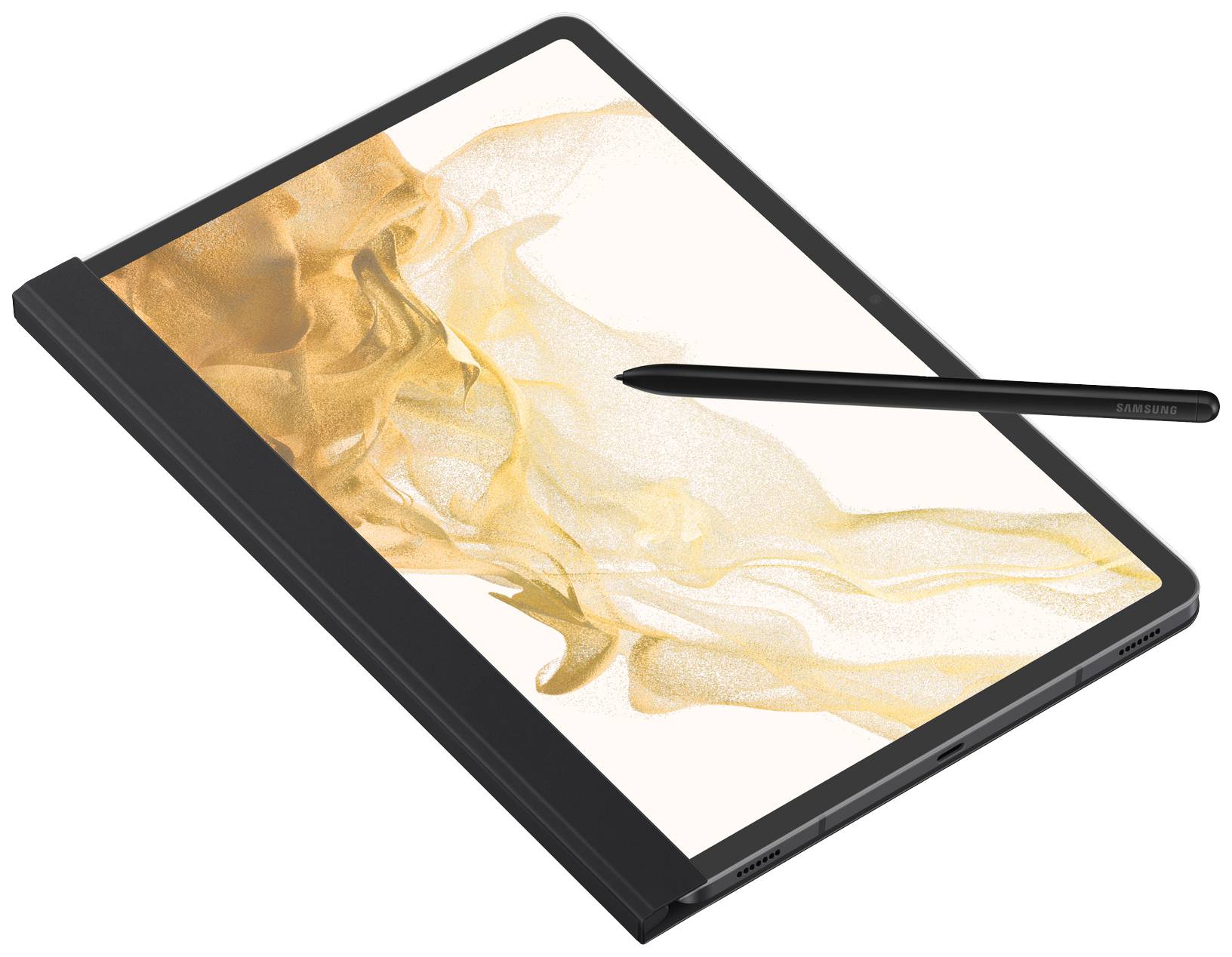 Samsung Note View Cover BookCase Samsung Galaxy Tab S7, Samsung Galaxy Tab S8 Schwarz Tablet-Cover