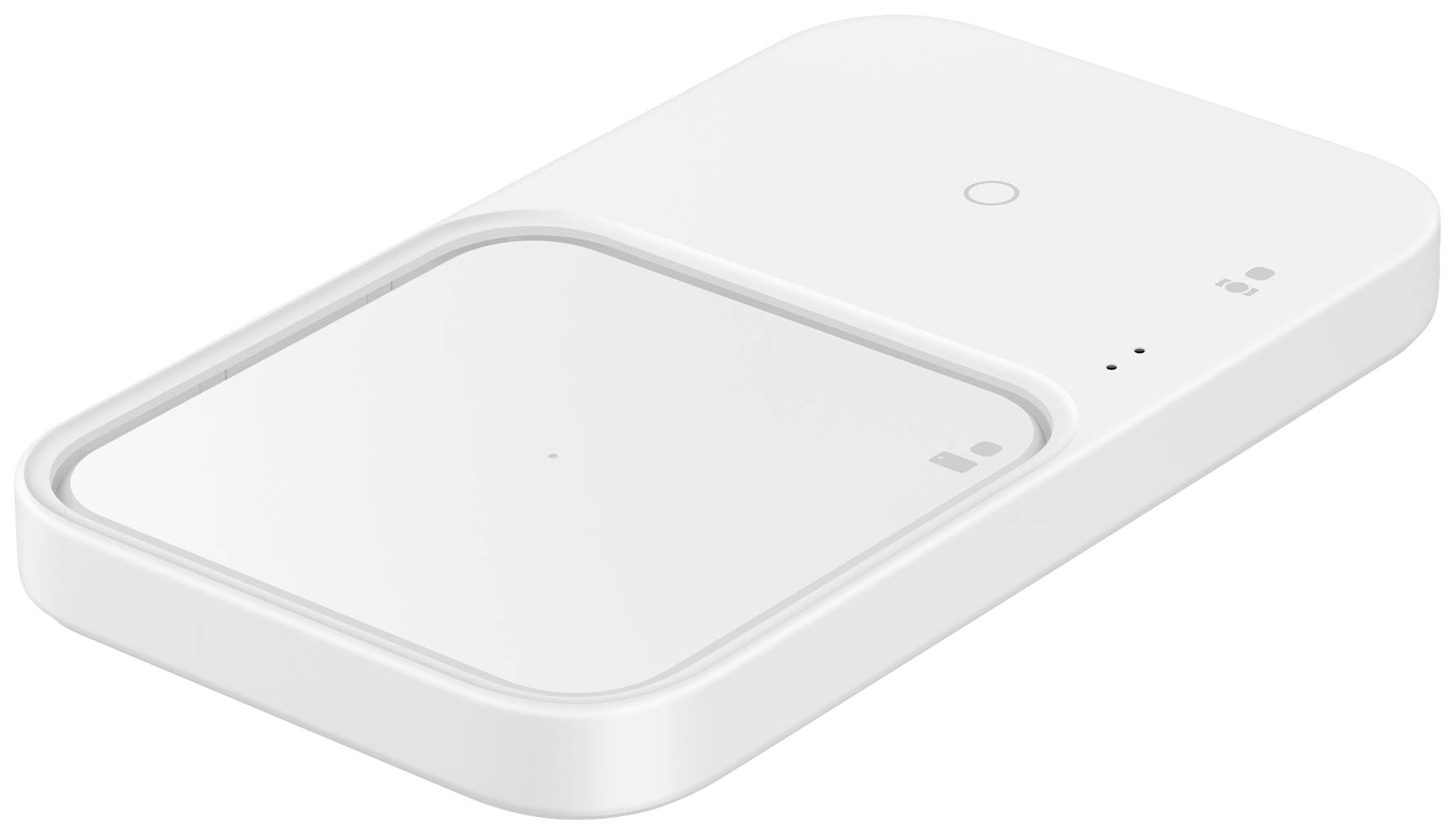 Samsung Induktions-Ladegerät 2.77A Wireless Charger Duo EP-P5400T EP-P5400TWEGEU Ausgänge USB-C® Weiß