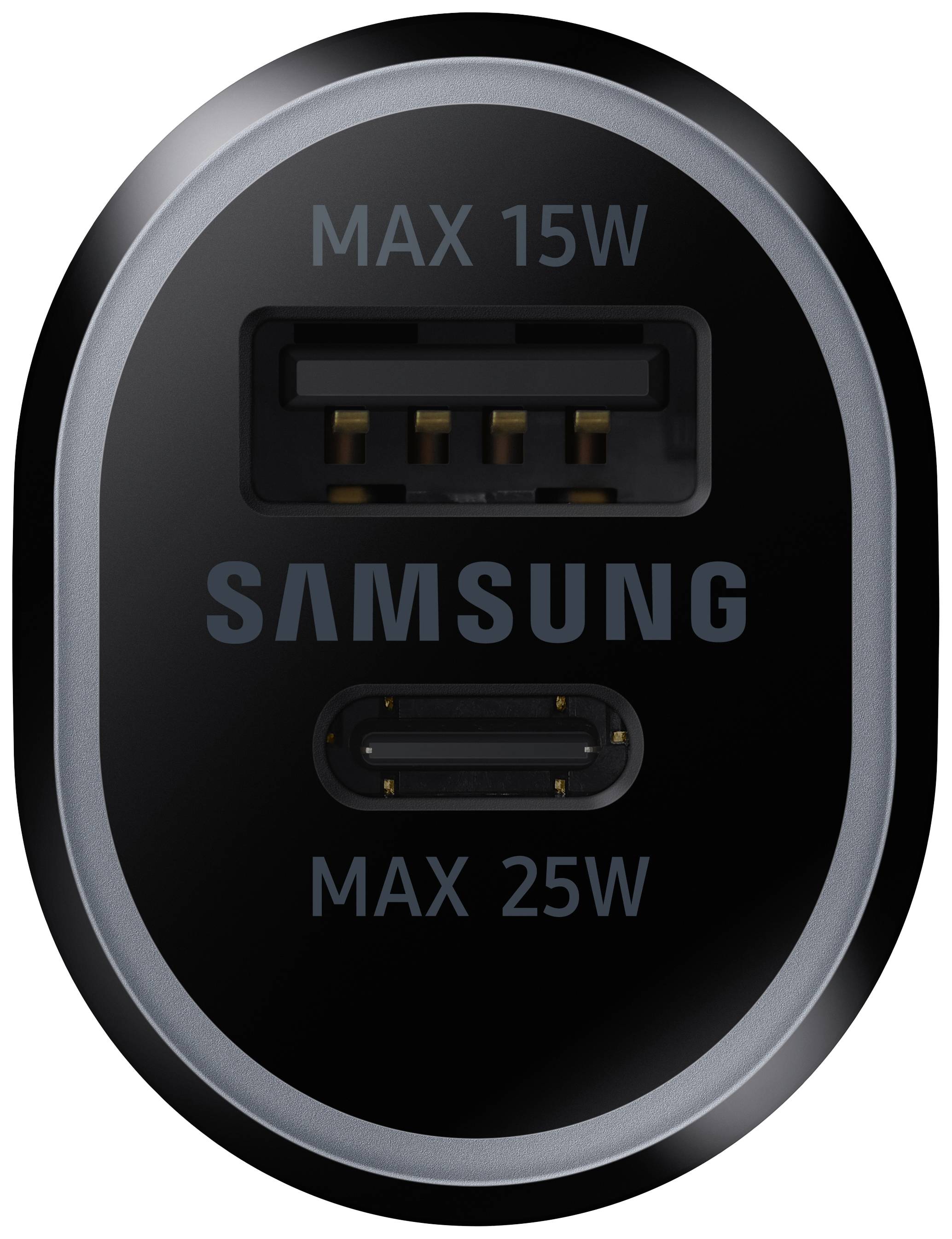 Samsung EP-L4020NBEGEU USB Ladegerät 25 W, 15 W 1x USB-C®, 1x USB-A USB PD 3.0, QC 2.0, Adaptive Fast Charge Schwarz KFZ Schnellladegerät