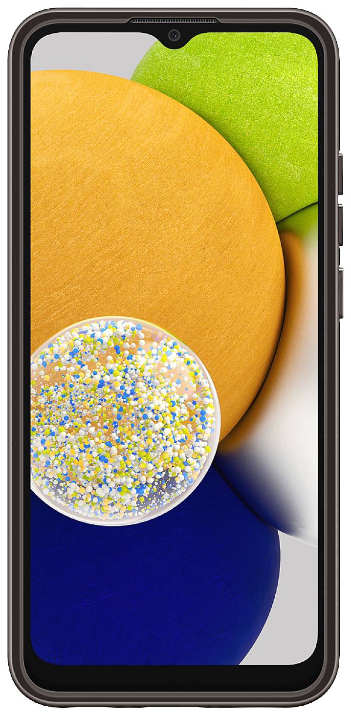 Samsung Soft Clear Cover Backcover Samsung Galaxy A03 Schwarz Stoßfest EF-QA036TBEGEU