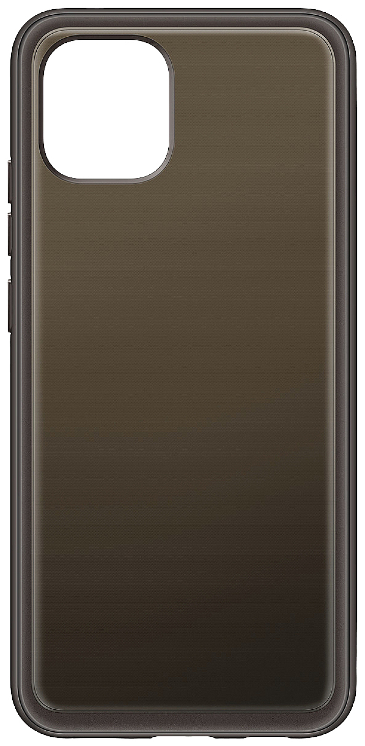 Samsung Soft Clear Cover Backcover Samsung Galaxy A03 Schwarz Stoßfest EF-QA036TBEGEU