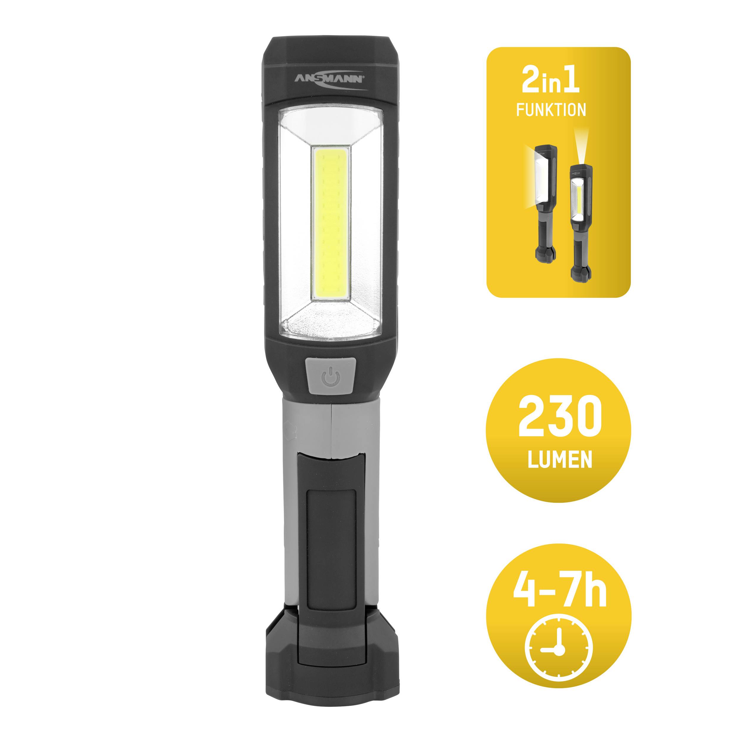 Ansmann WL230B Arbeitsleuchte batteriebetrieben 230 lm 170 g