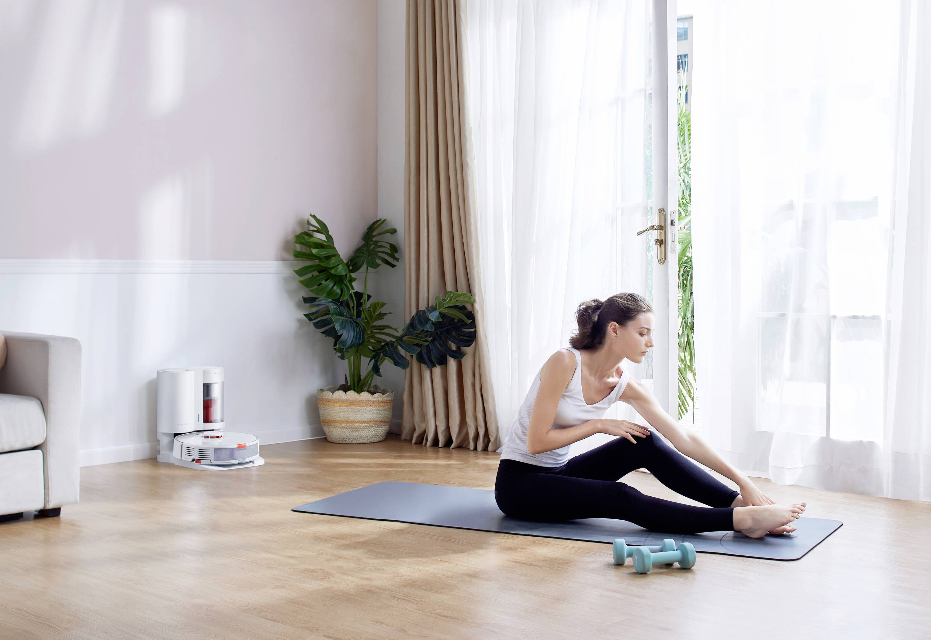 Roborock S7+ Saug-und Wischroboter Weiß